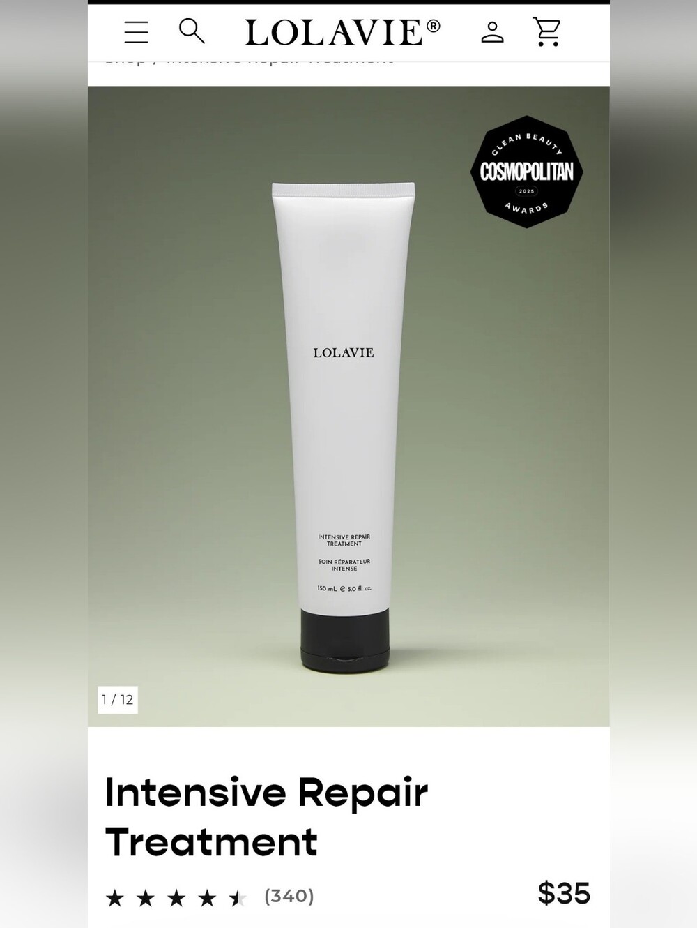 Lolavie Intensive Repair Treatment - White
